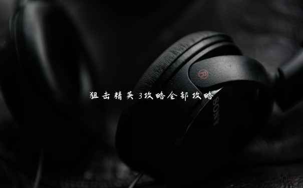 狙击精英3攻略全部攻略 狙击精英3攻略全部攻略