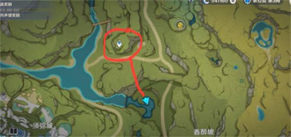 原神桑顿任务流程攻略地图2