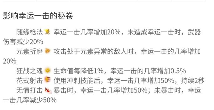 影响该流派的秘卷