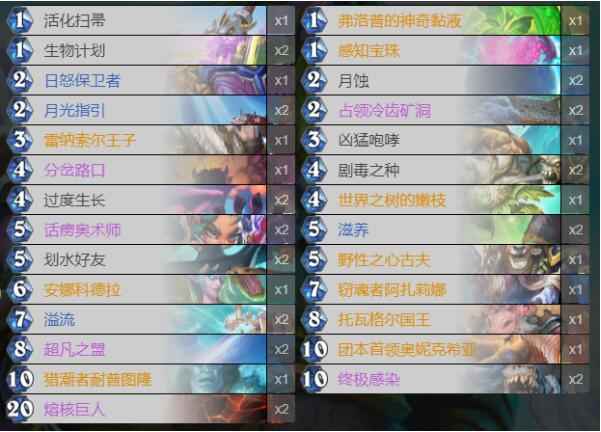 炉石传说40剑宗换家超凡德卡组