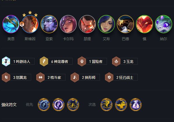 云顶之弈s7赛季6神龙3怒翼龙乌鸦阵容