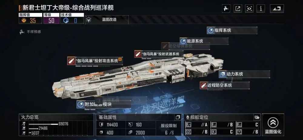 无尽的拉格朗日新君士坦丁大帝级改装