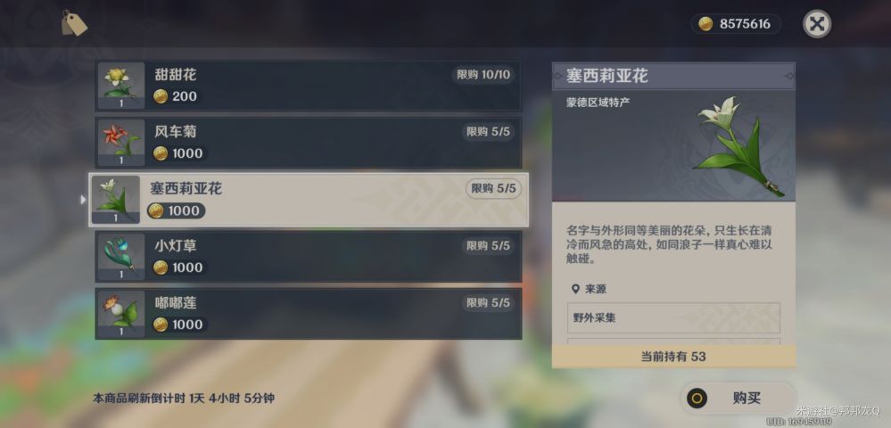 西莉亚花