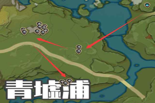 原神全地图挖矿线路2