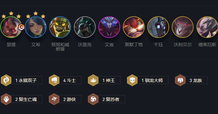 云顶之弈斗士龙族阵容