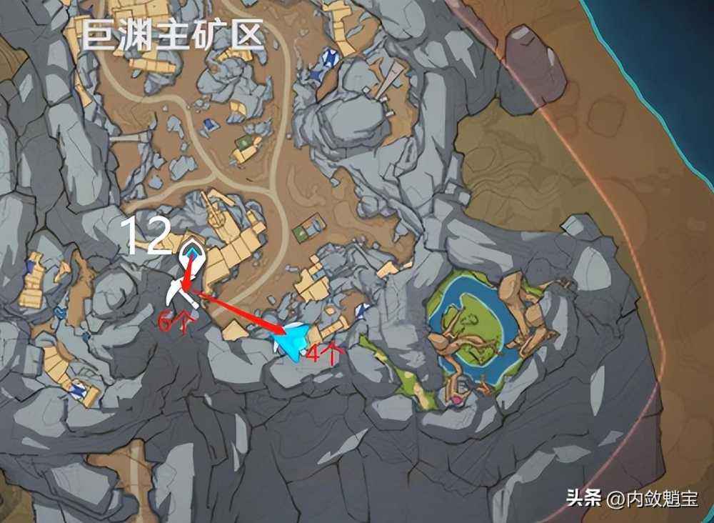 原神白铁矿分布位置图（《原神》白铁矿采集路线攻略）--第9张