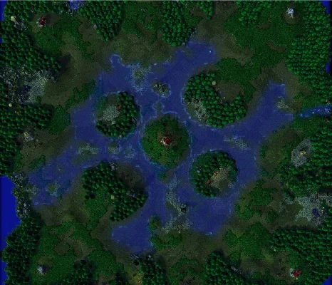 魔兽争霸vsDOTA：地图结构、玩法对比解析